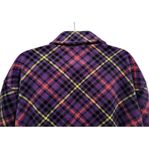Teddy Fresh Fleece Plaid Zip Up Jacket - Picture 9 of 15